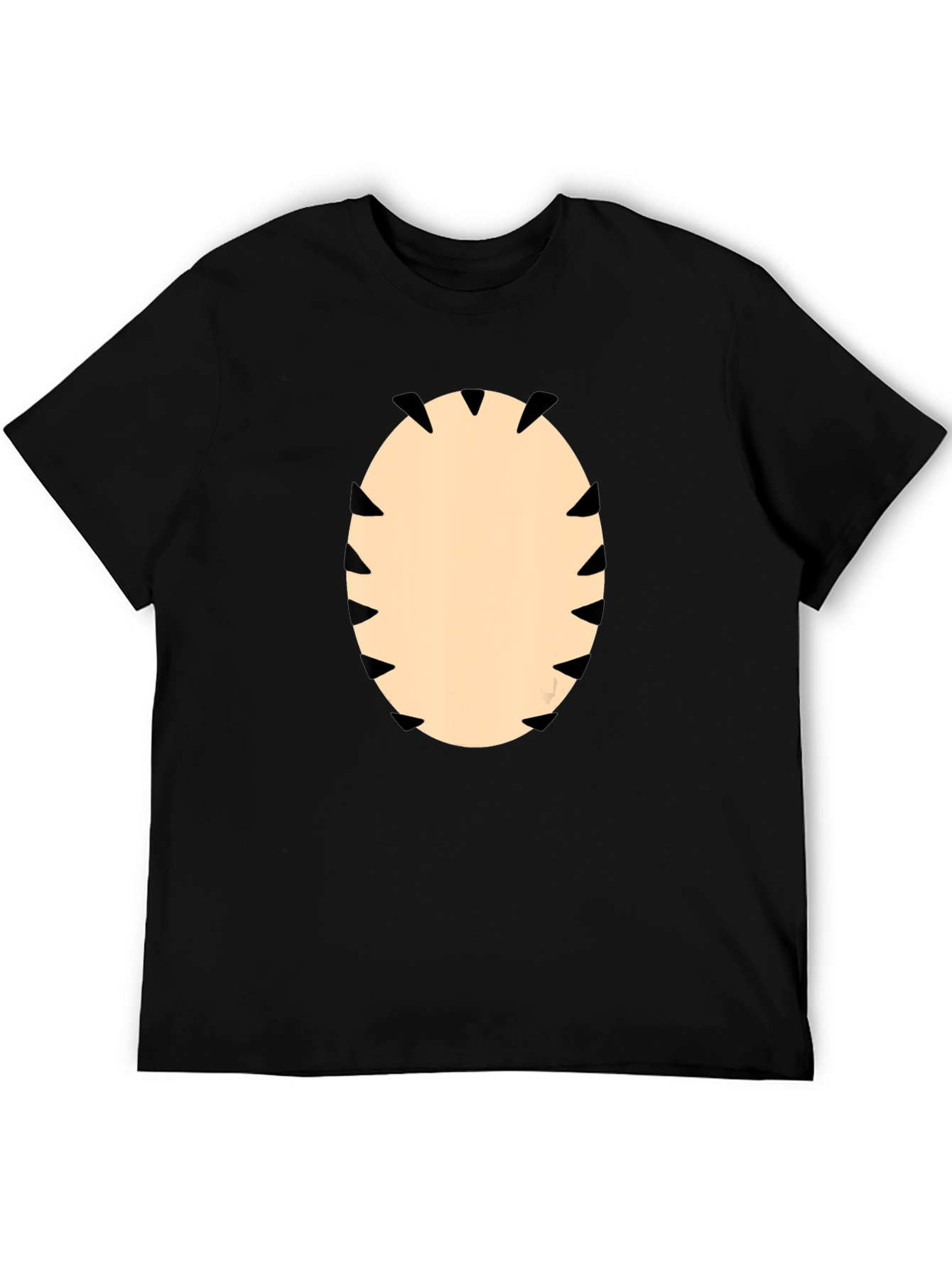 Funny Monster Mouth Graphic T-Shirt - Black Tee