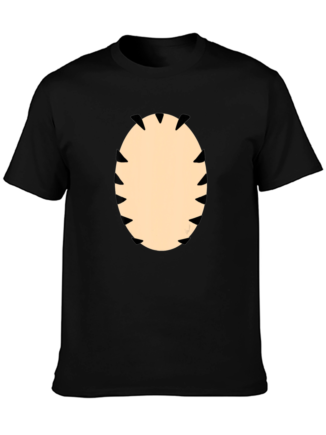 Funny Monster Mouth Graphic T-Shirt - Black Tee