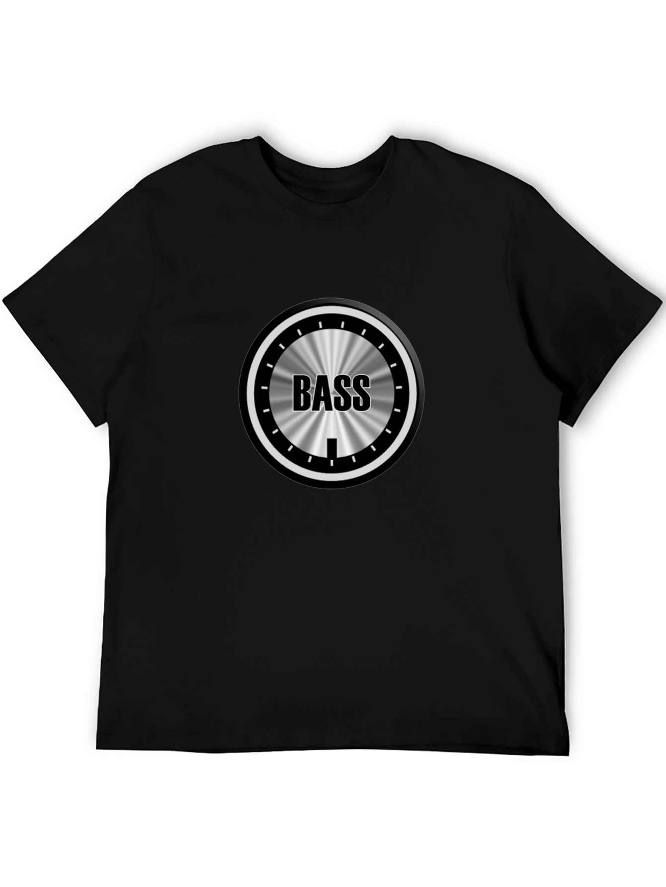 Bass Knob Graphic Black T-Shirt