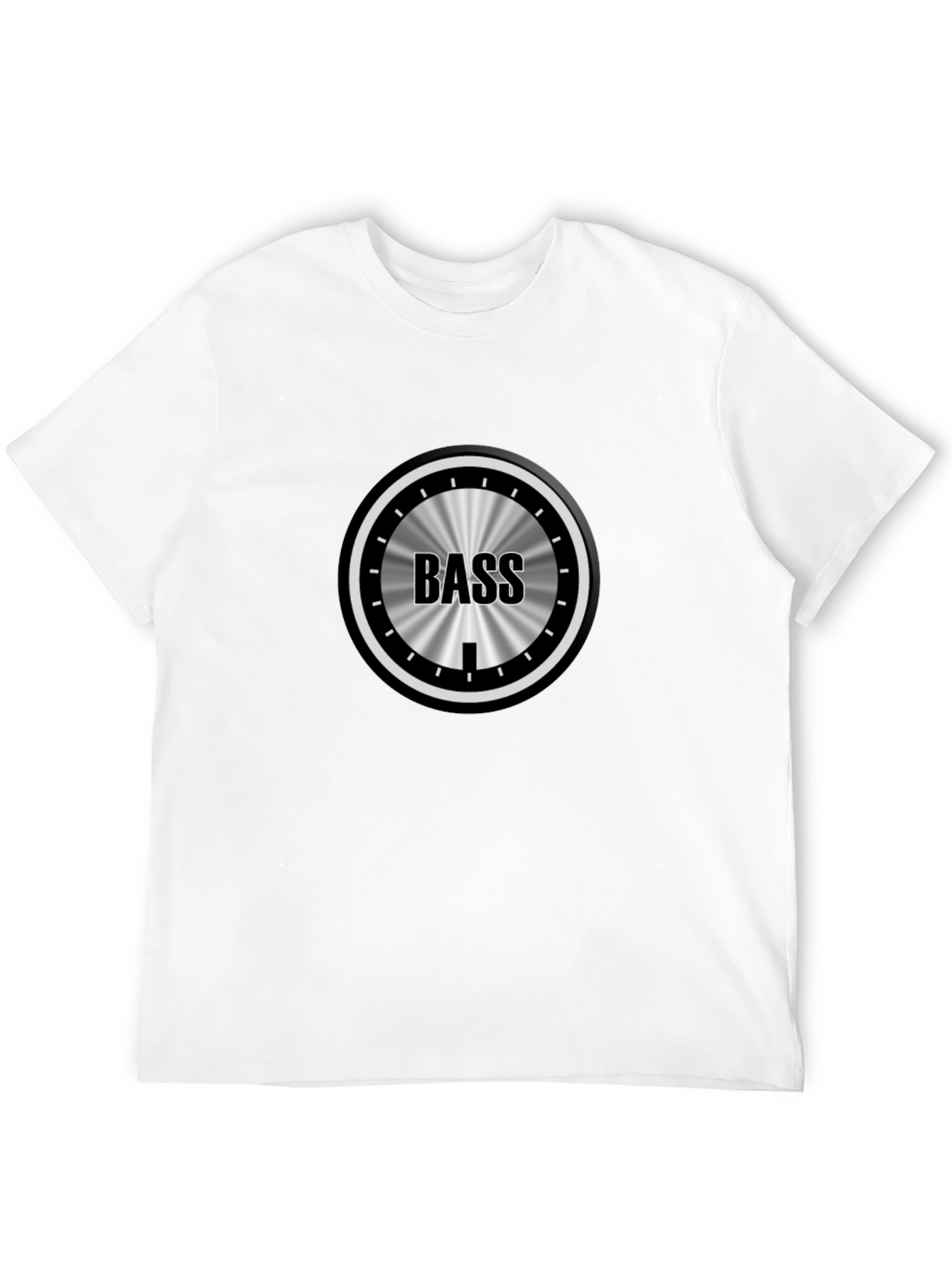 Bass Knob Graphic Black T-Shirt