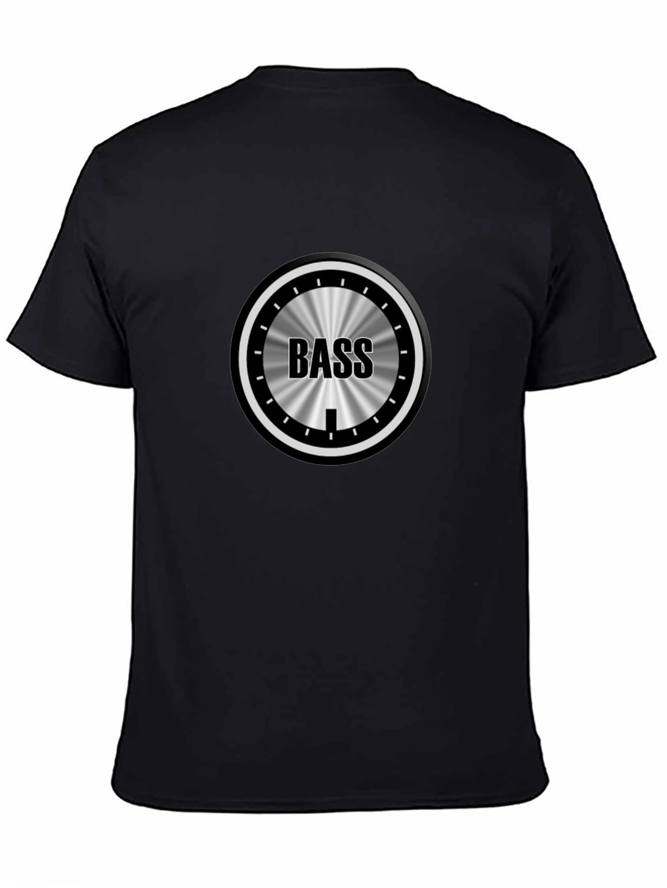 Bass Knob Graphic Black T-Shirt