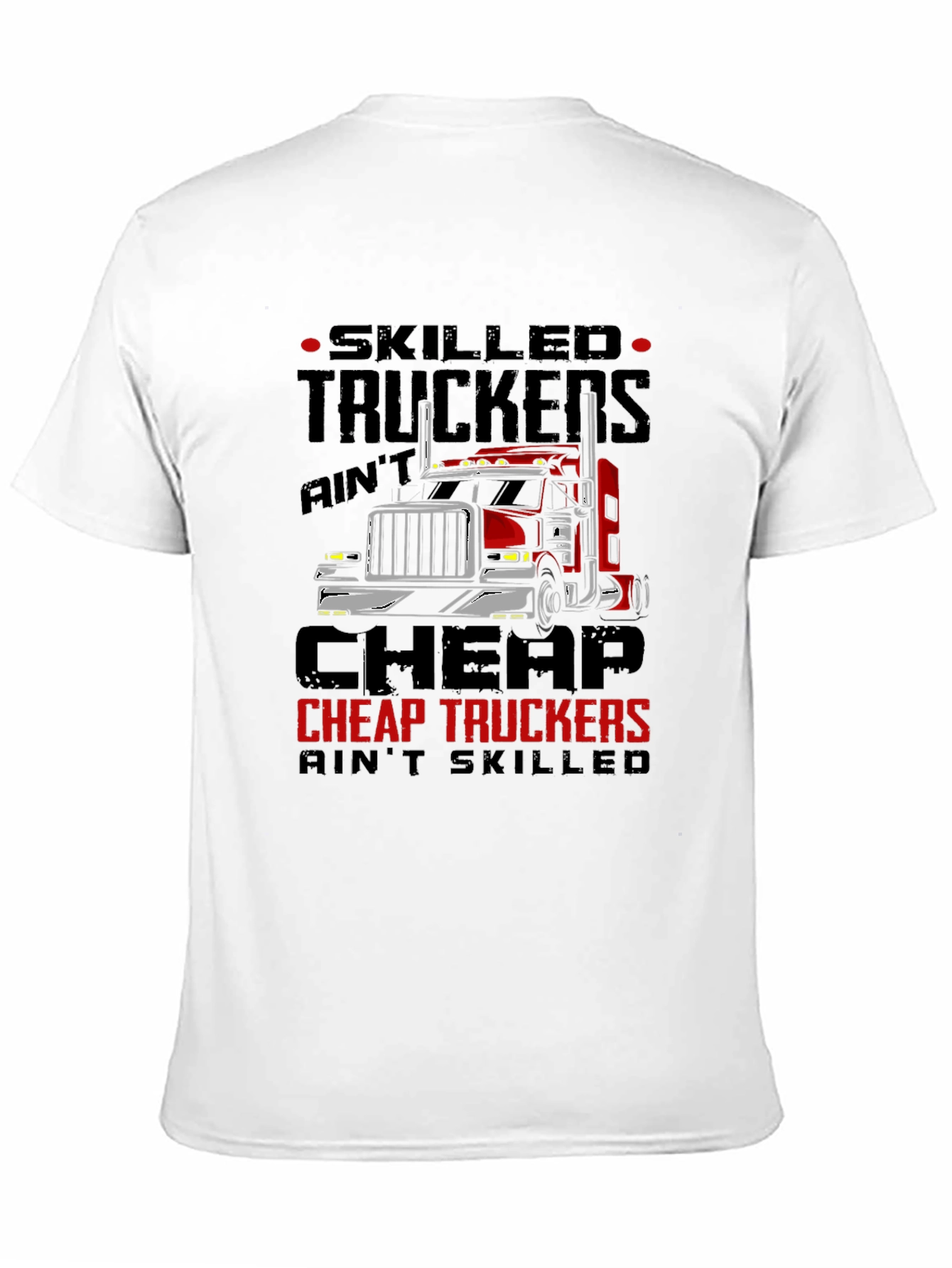 Skilled Truckers Graphic Tee - Black