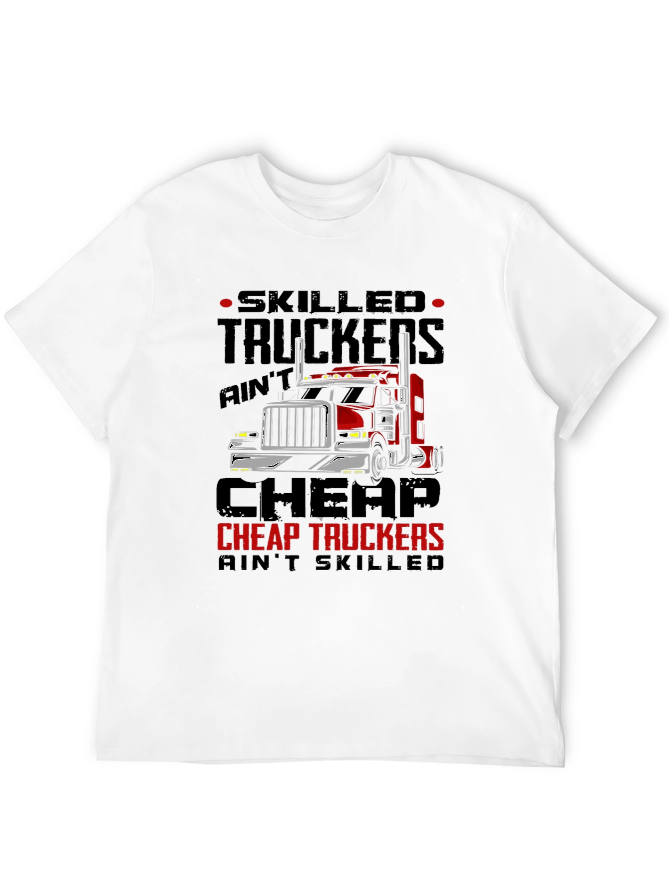 Skilled Truckers Graphic Tee - Black