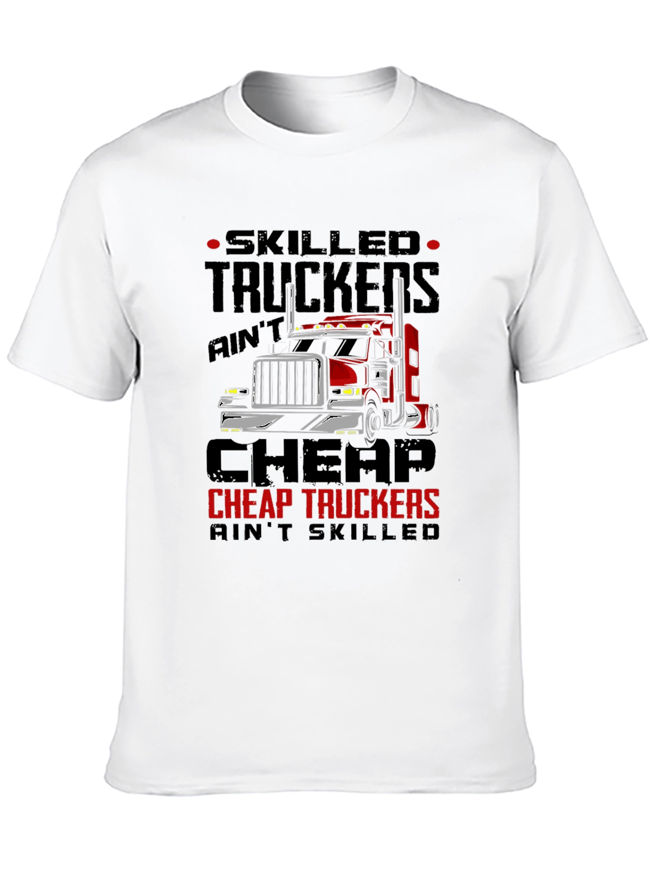 Skilled Truckers Graphic Tee - Black