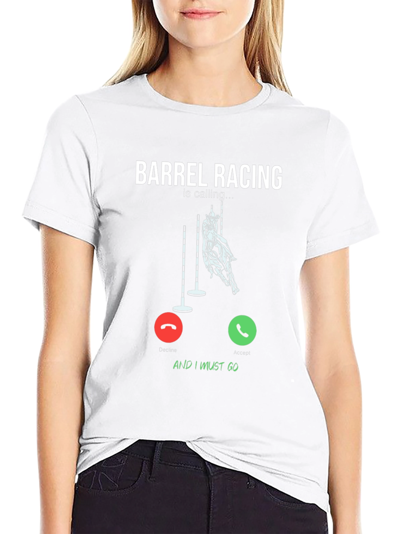 Barrel Racing Calling T-Shirt: Equestrian Style
