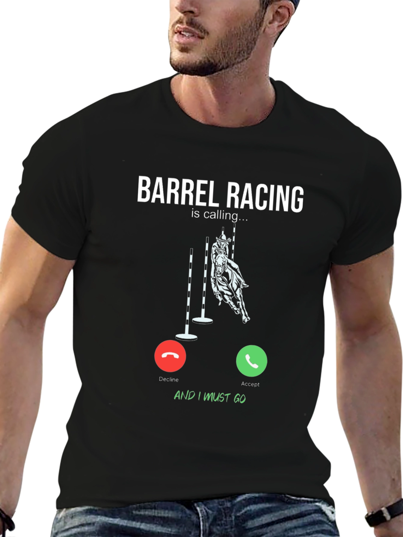 Barrel Racing Calling T-Shirt: Equestrian Style