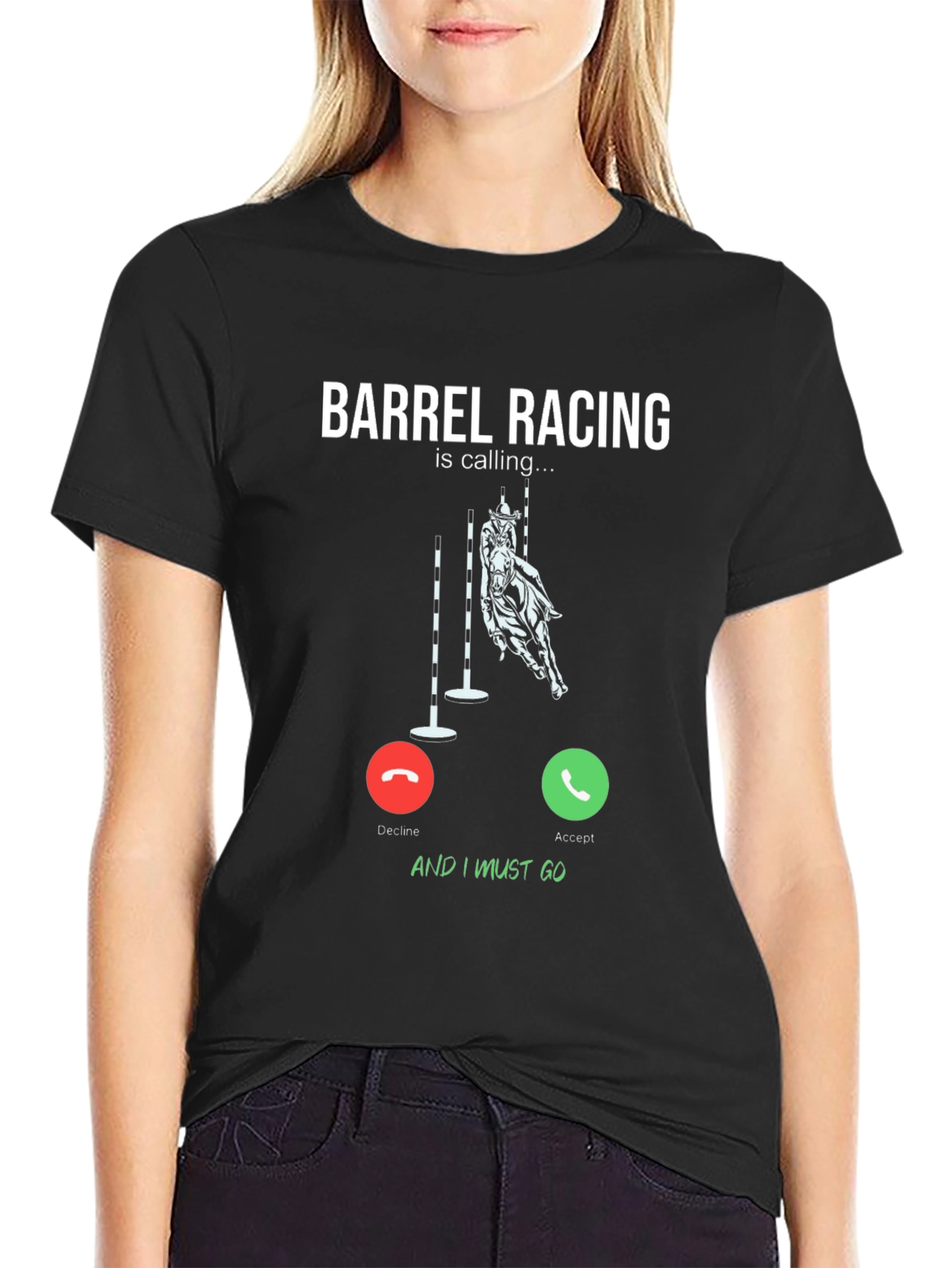 Barrel Racing Calling T-Shirt: Equestrian Style