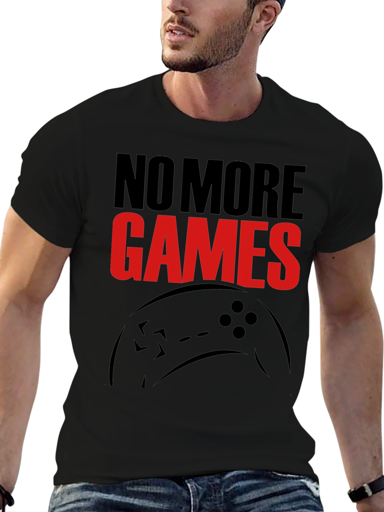 No More Games Graphic T-Shirt