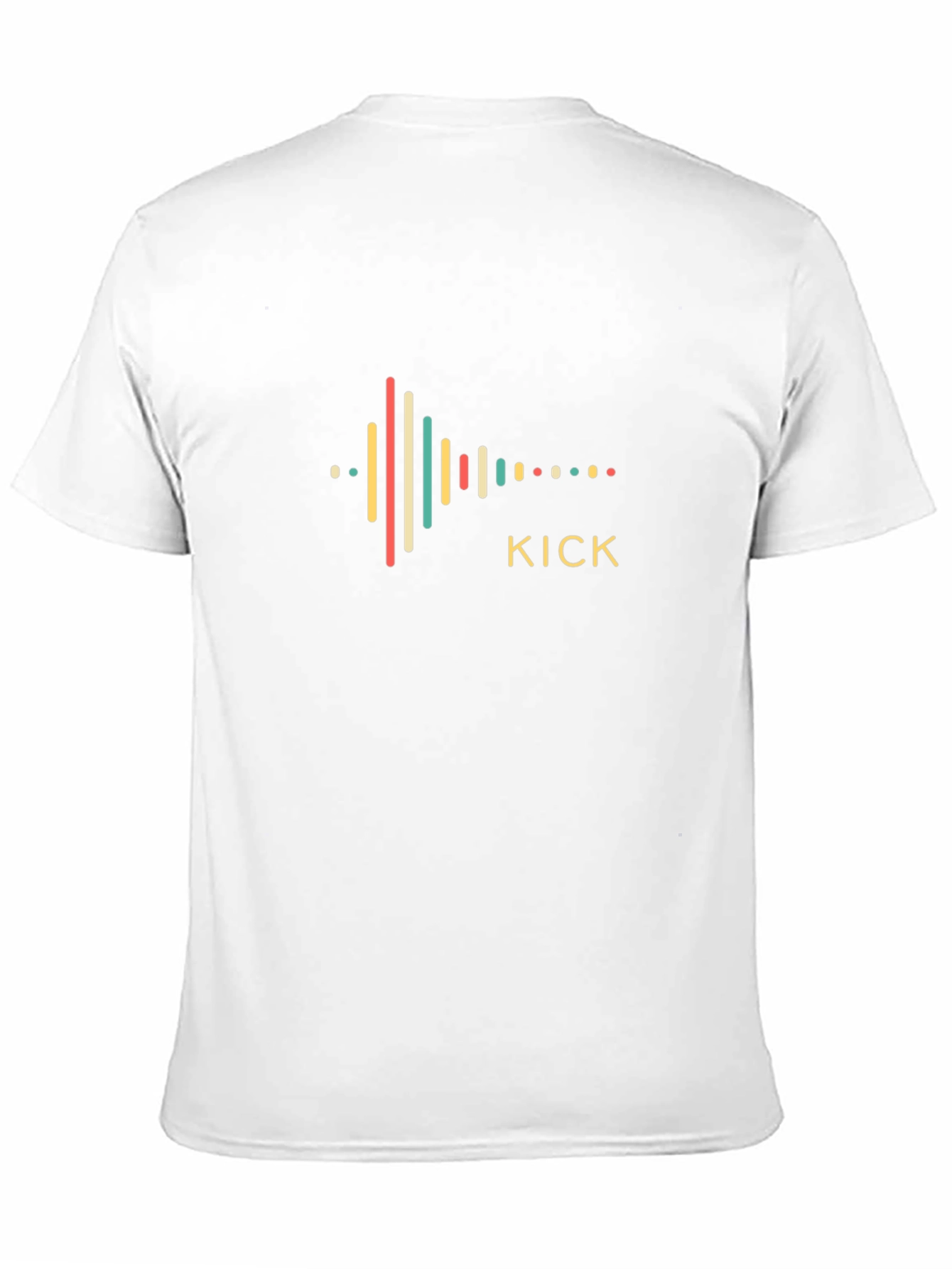 Kick Graphic Print Black T-Shirt