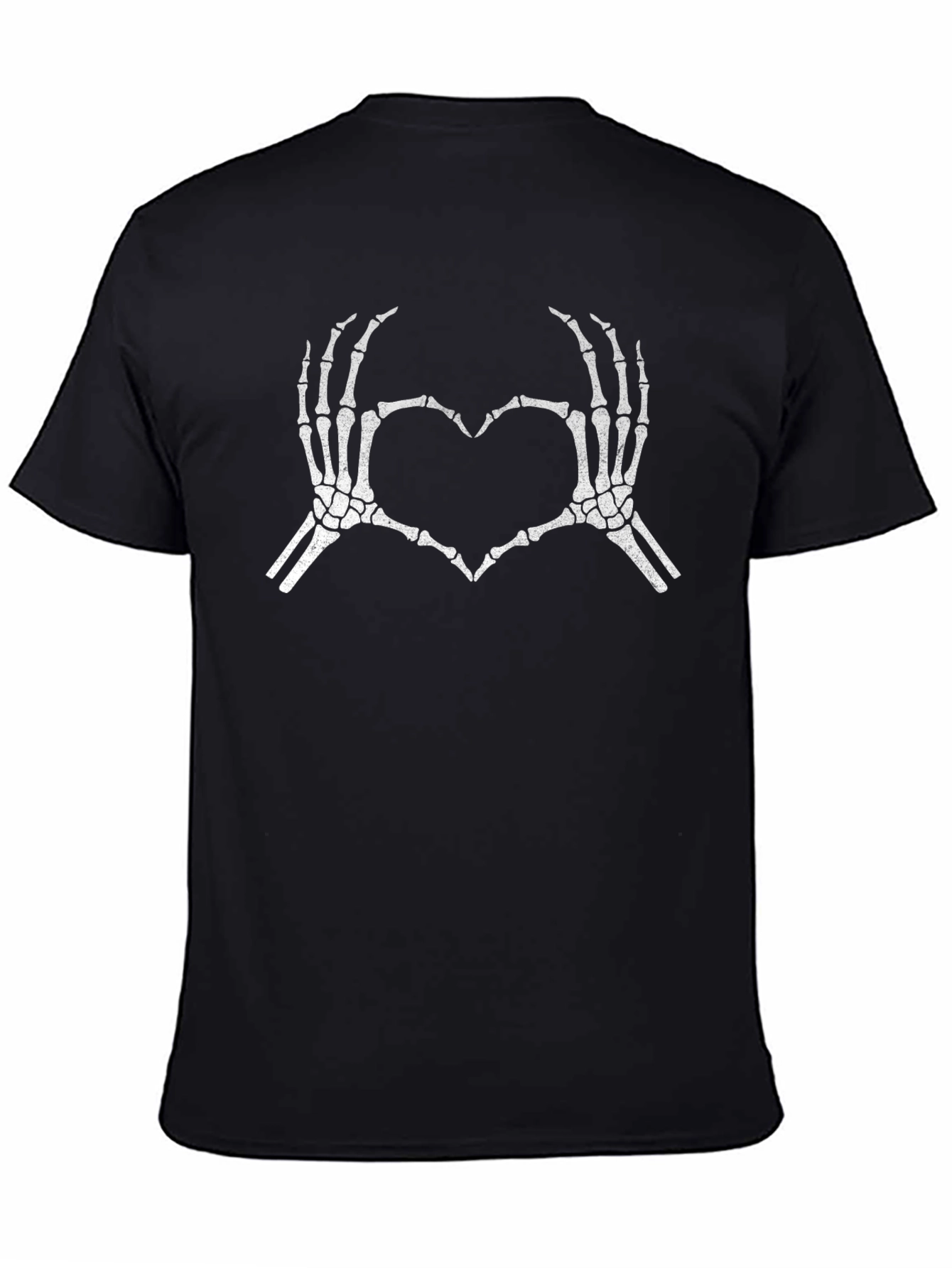 Skeleton Hand Heart Graphic Tee