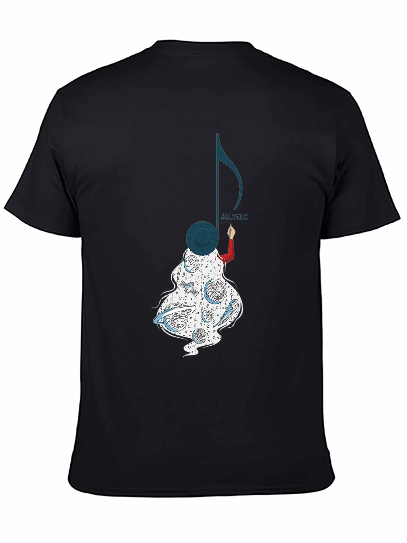Music Note Graphic Tee - Stylish Unisex T-Shirt
