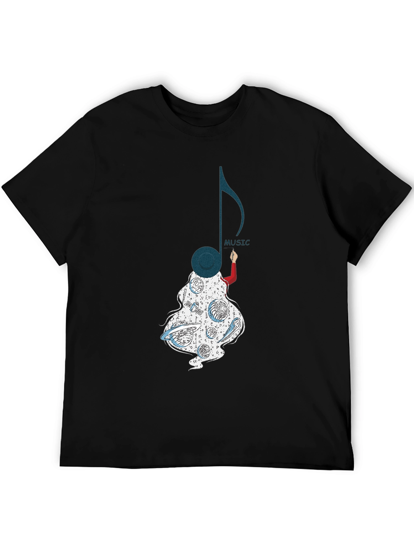 Music Note Graphic Tee - Stylish Unisex T-Shirt