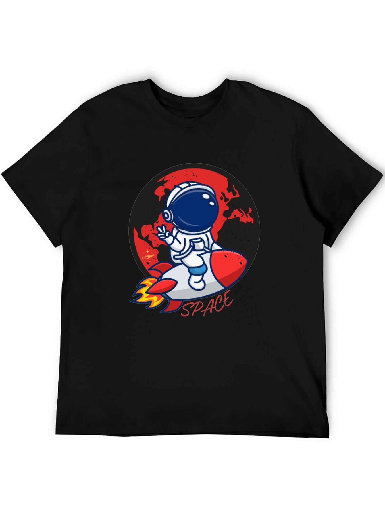 Astronaut in Space Graphic T-Shirt