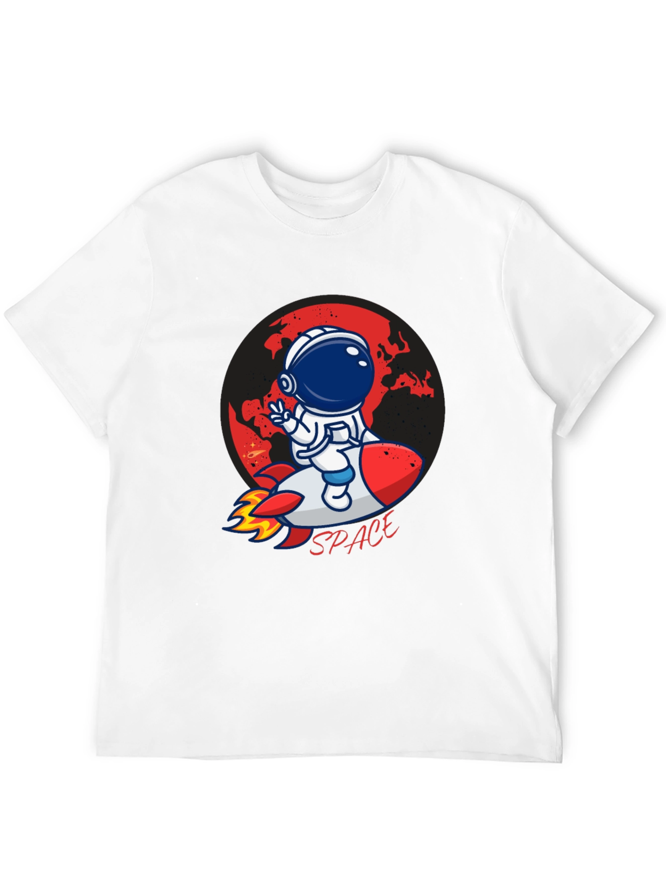 Astronaut in Space Graphic T-Shirt