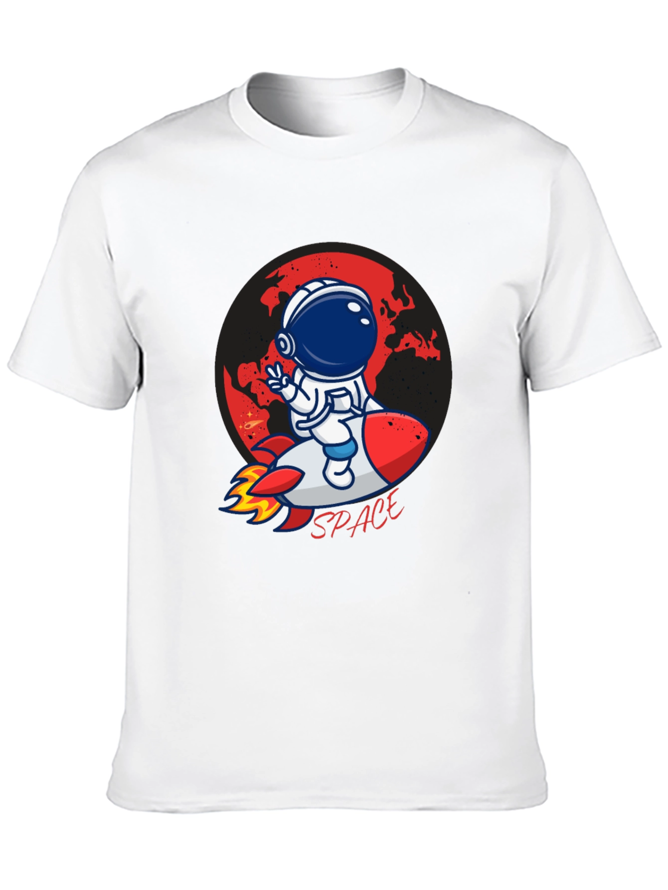 Astronaut in Space Graphic T-Shirt