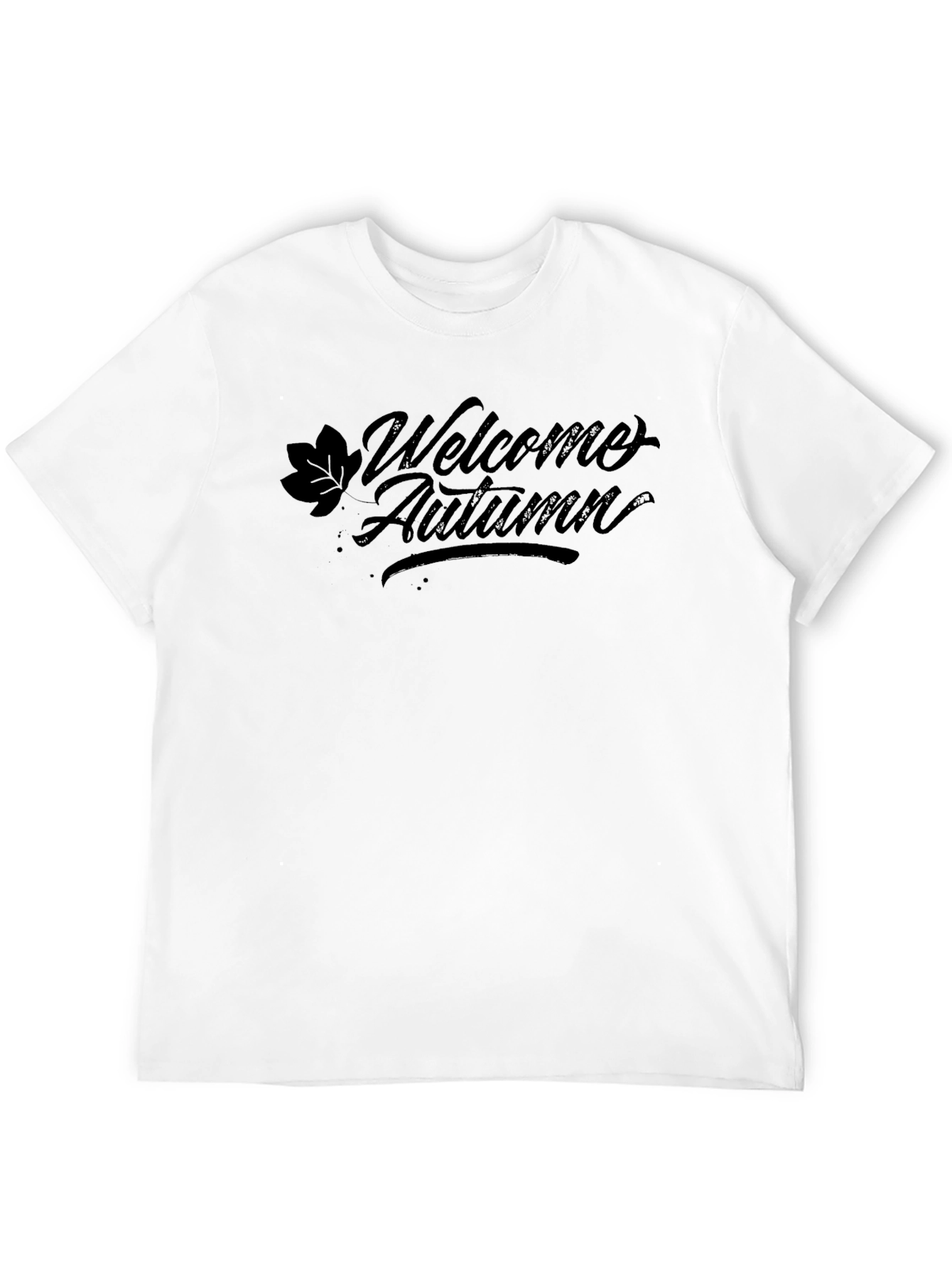 Welcome Autumn Black T-Shirt