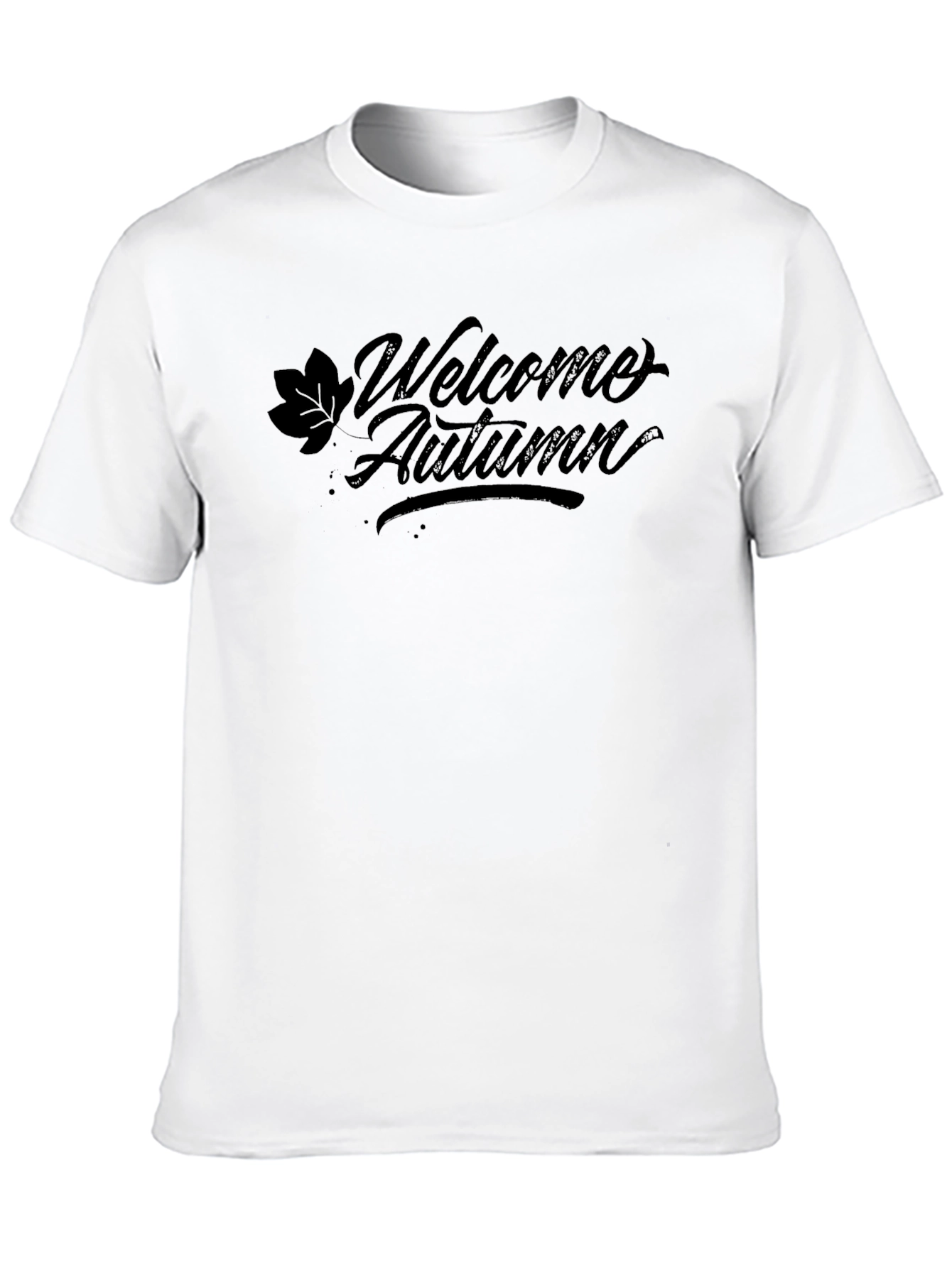 Welcome Autumn Black T-Shirt