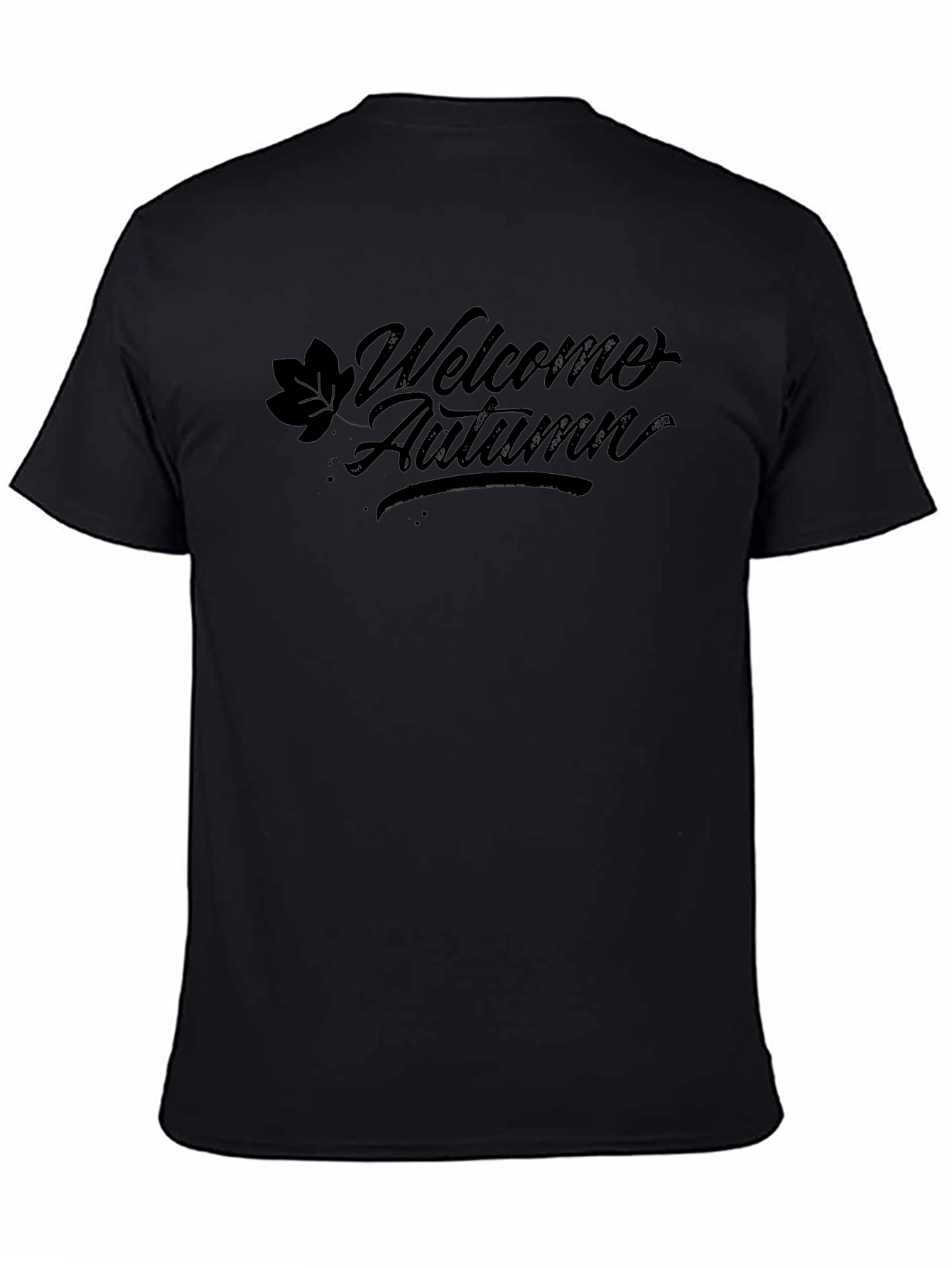 Welcome Autumn Black T-Shirt