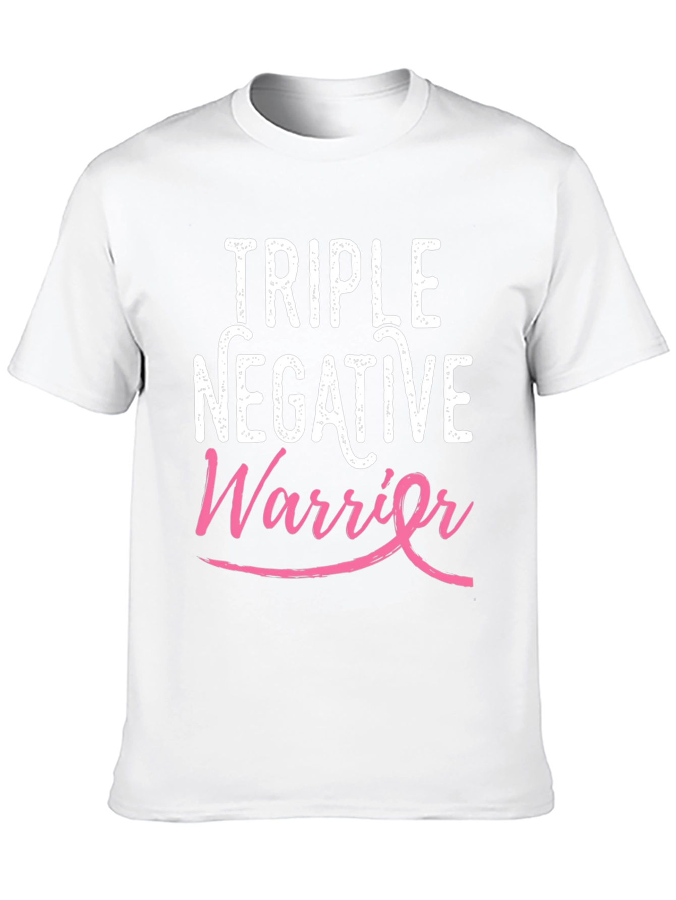 Triple Negative Warrior Breast Cancer Awareness T-Shirt