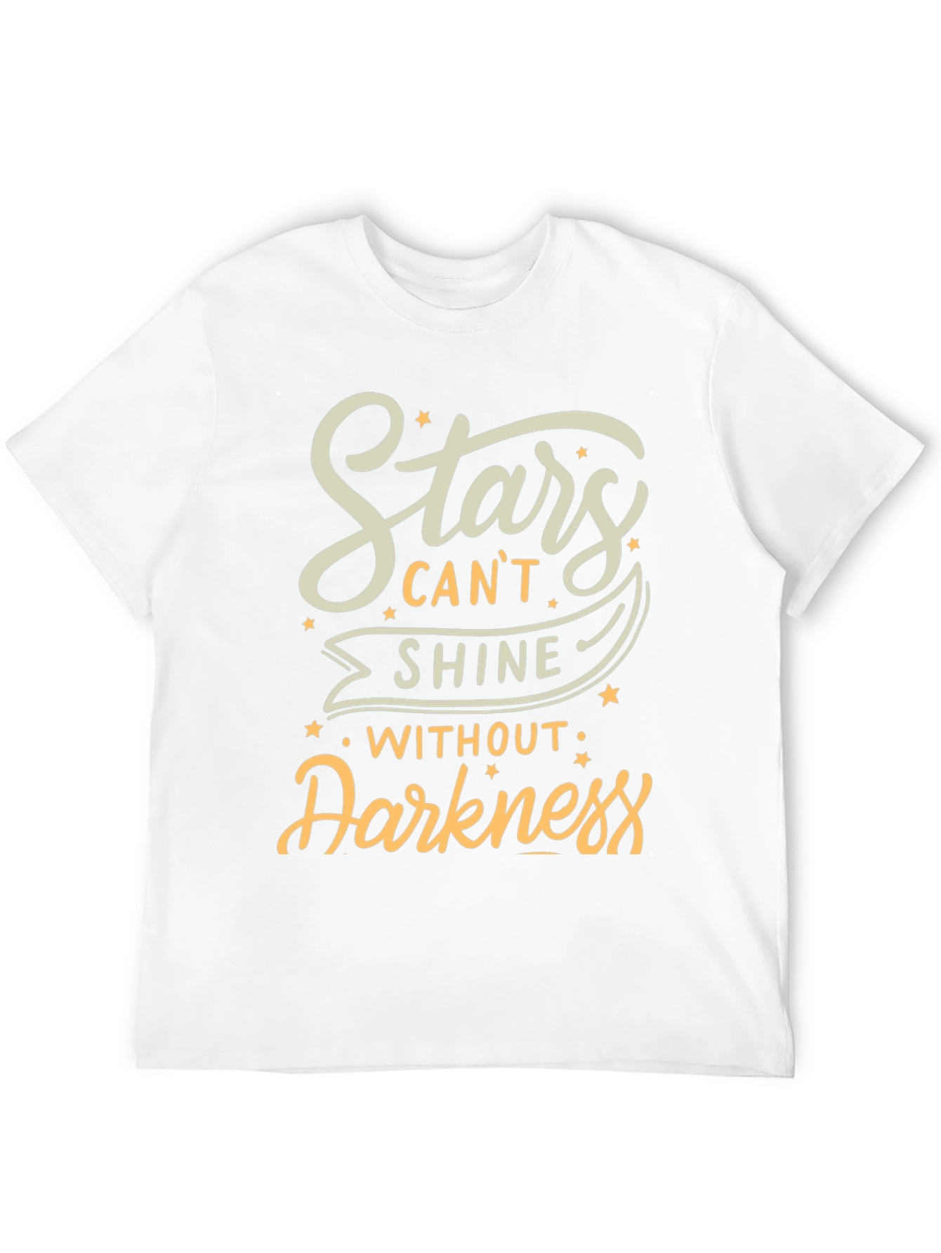 Stars Cant Shine Black T-Shirt