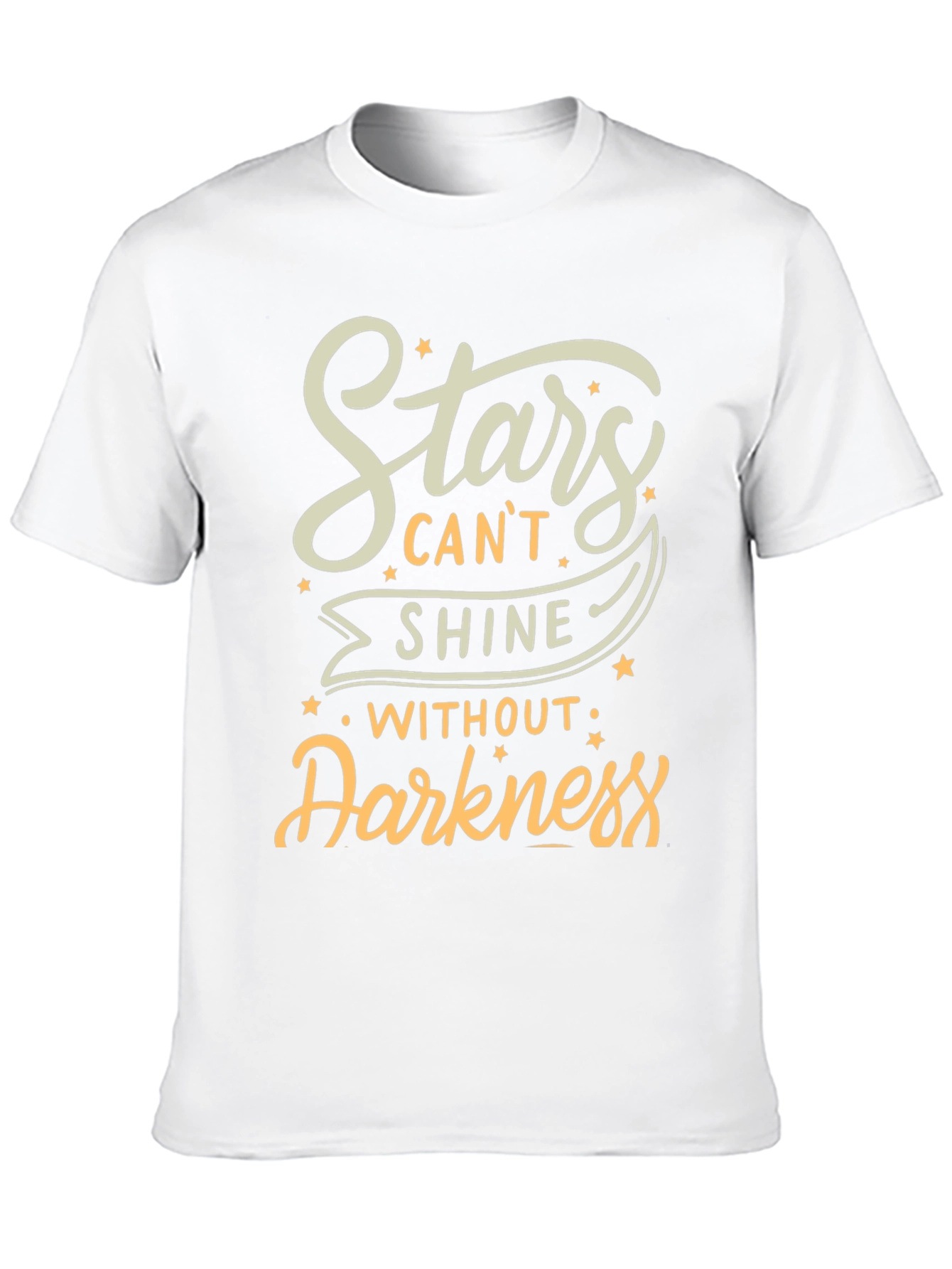 Stars Cant Shine Black T-Shirt
