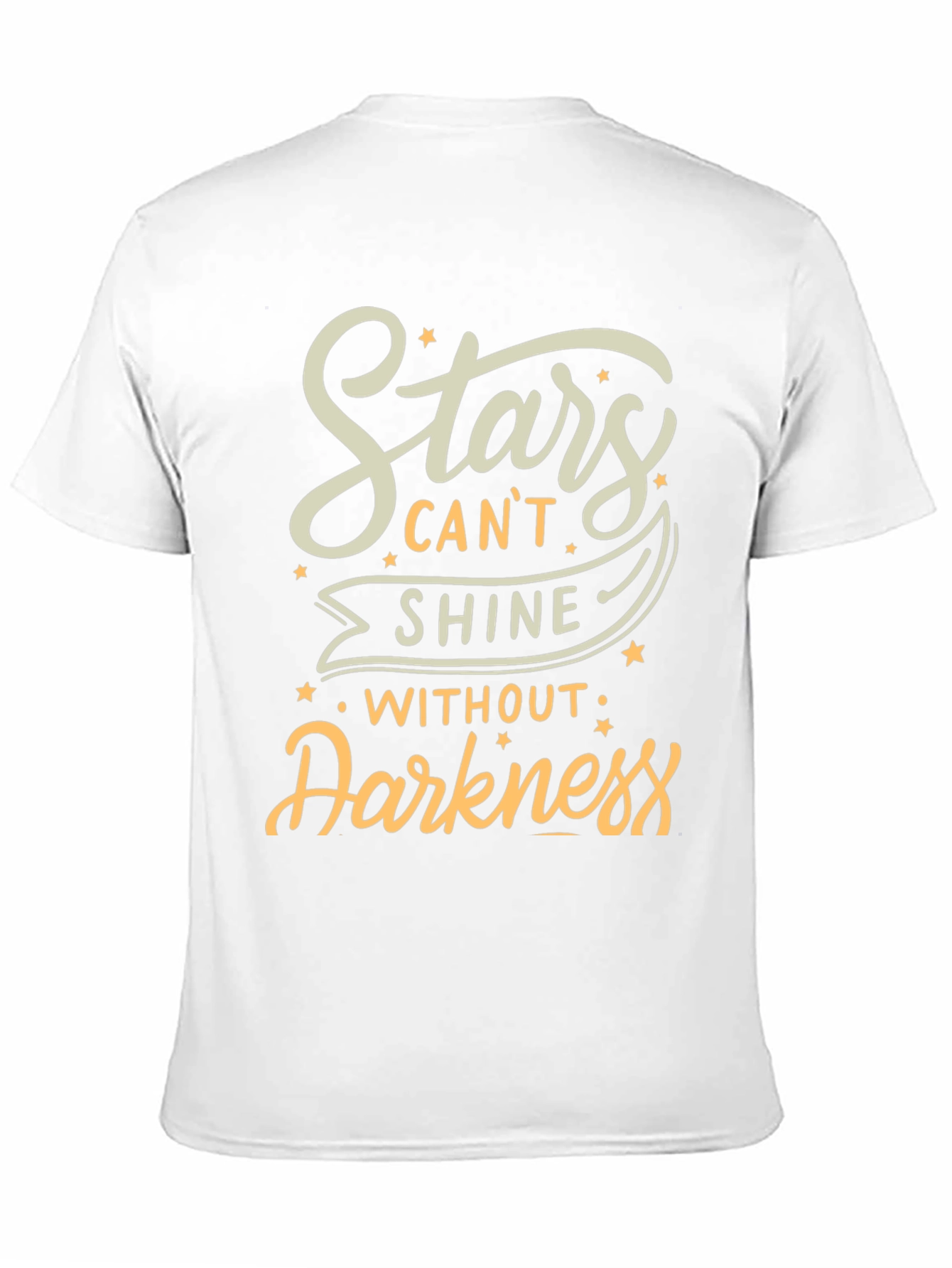 Stars Cant Shine Black T-Shirt