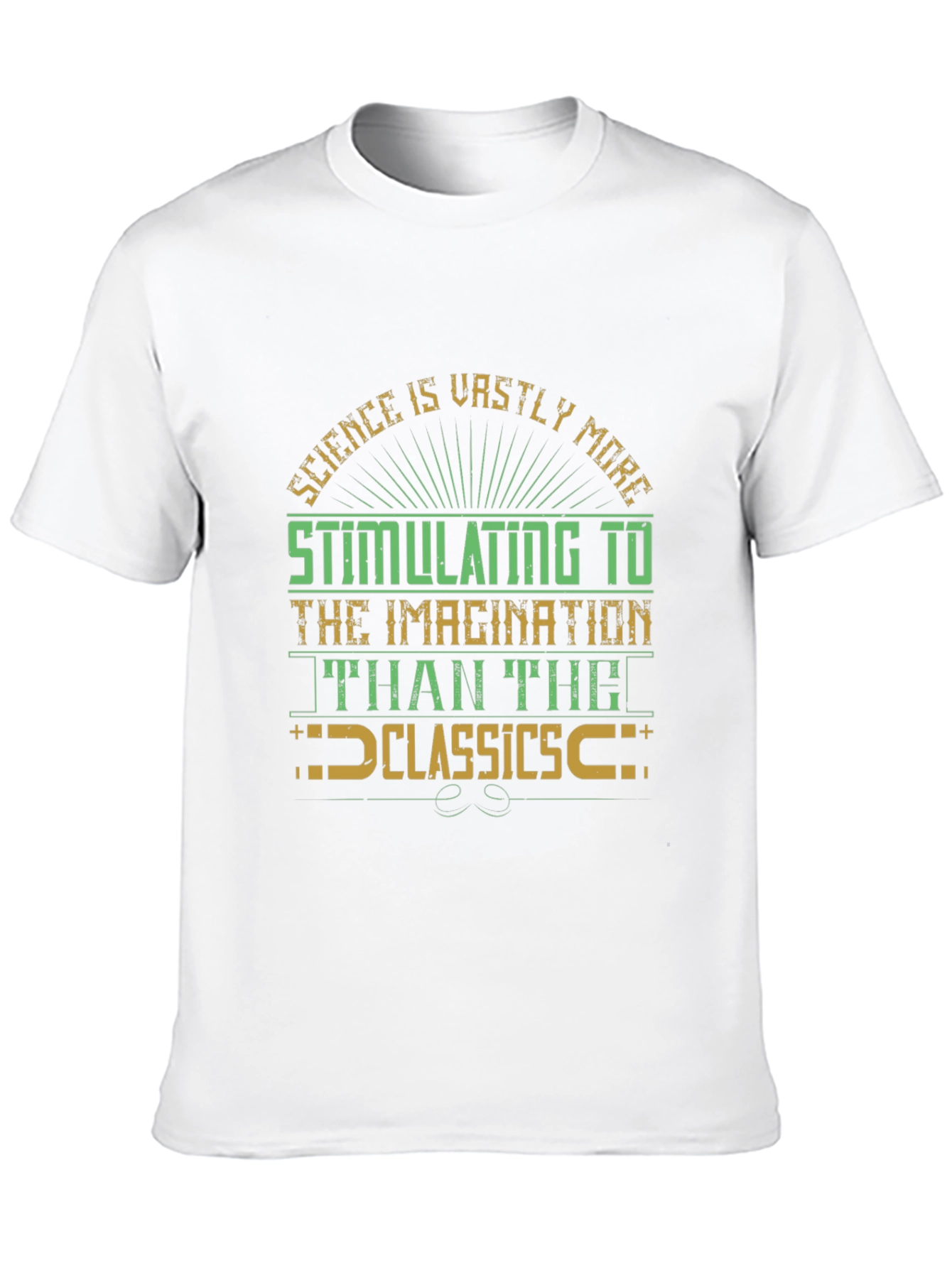 Science vs Classics Graphic T-Shirt