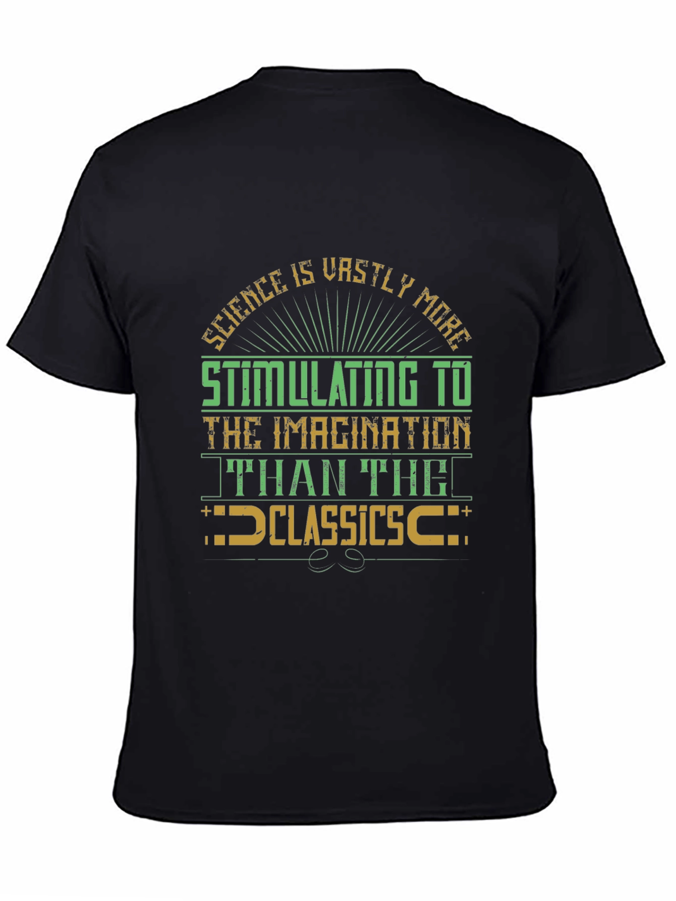 Science vs Classics Graphic T-Shirt