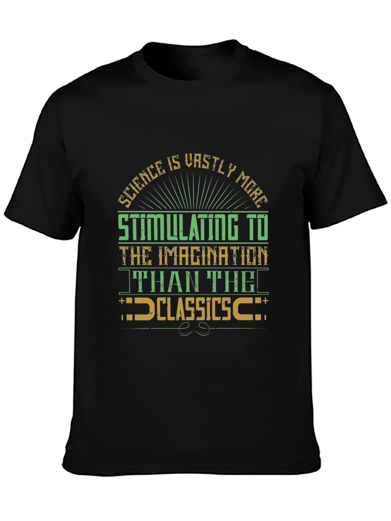 Science vs Classics Graphic T-Shirt
