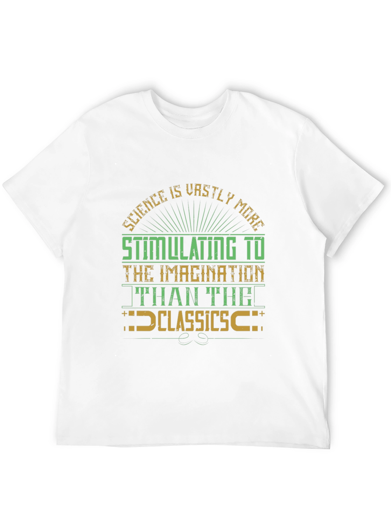 Science vs Classics Graphic T-Shirt