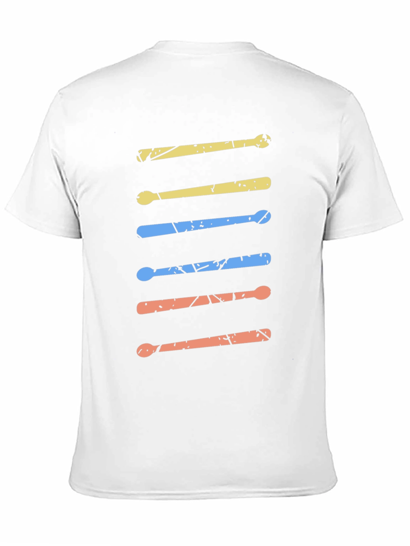 Drum Sticks Graphic Tee - Retro Music Lover Shirt