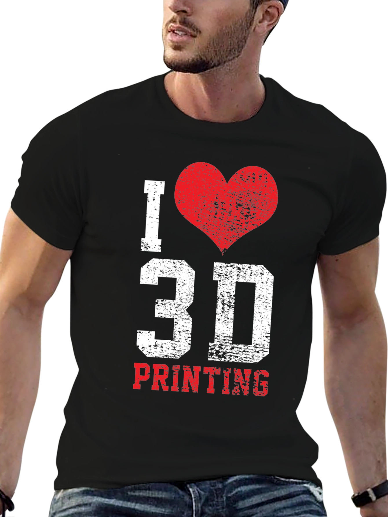 I Heart 3D Printing T-Shirt - Unique Design
