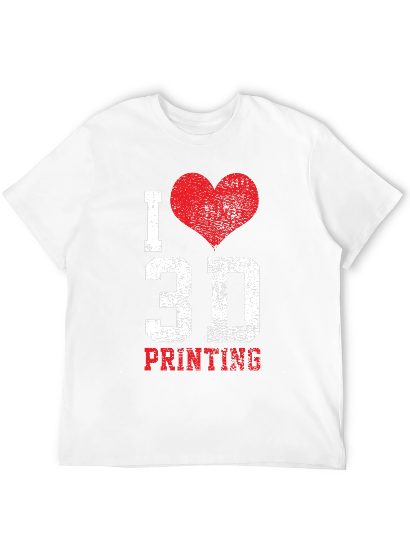 I Heart 3D Printing T-Shirt - Unique Design