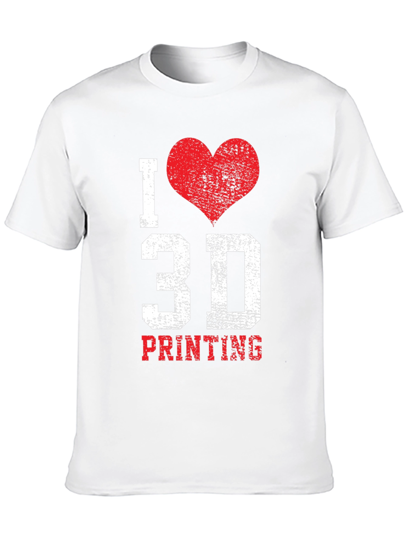I Heart 3D Printing T-Shirt - Unique Design