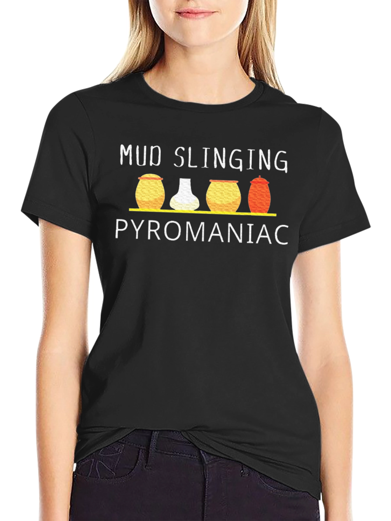 Mud Slinging Pyromaniac T-Shirt Funny Graphic Tee