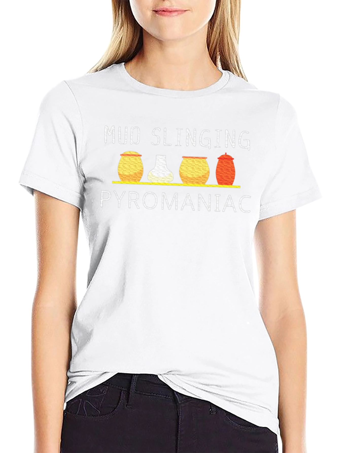 Mud Slinging Pyromaniac T-Shirt Funny Graphic Tee