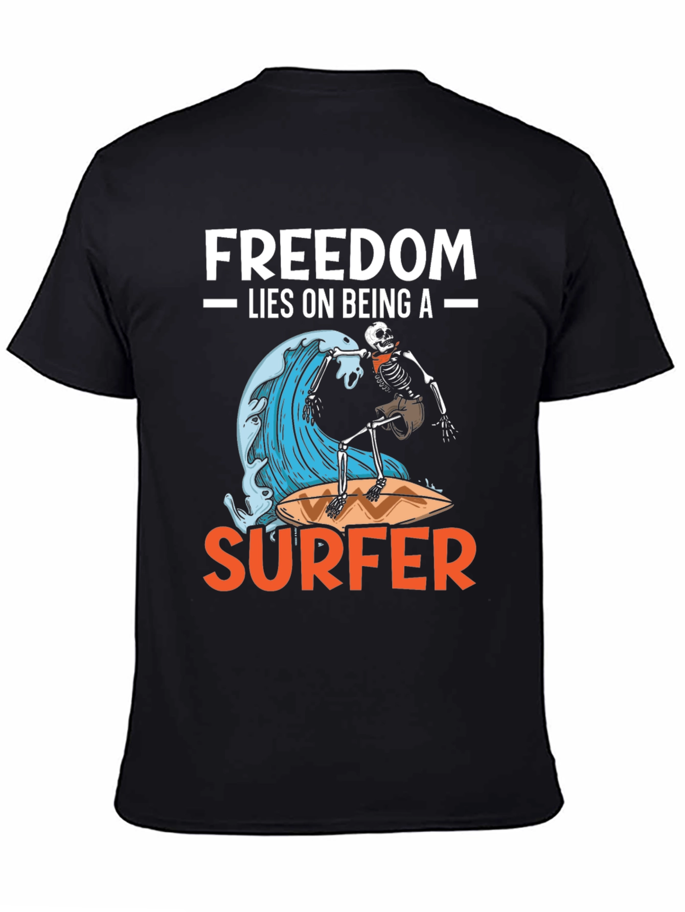 Freedom Surfer Graphic Tee - Ride the Wave!