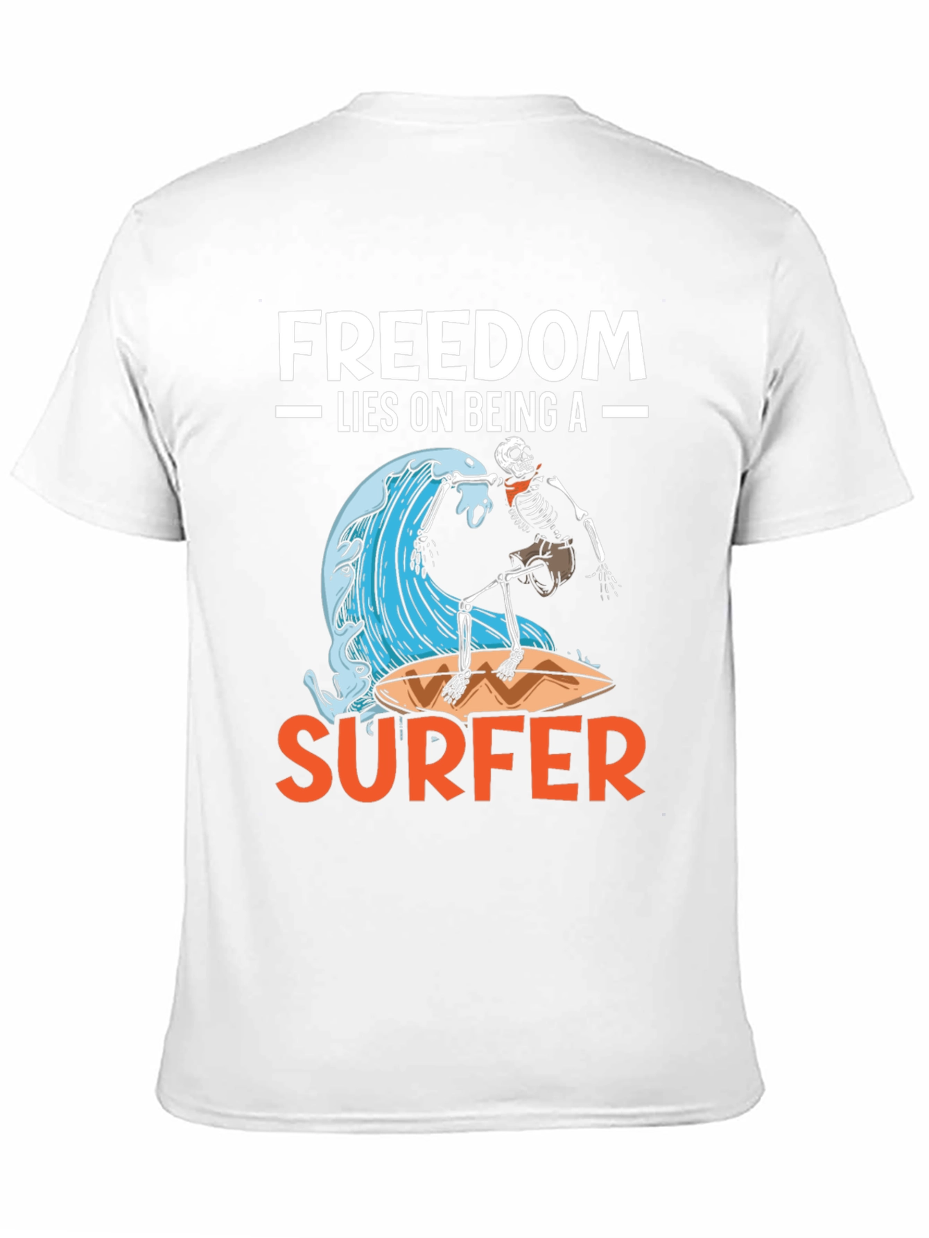 Freedom Surfer Graphic Tee - Ride the Wave!