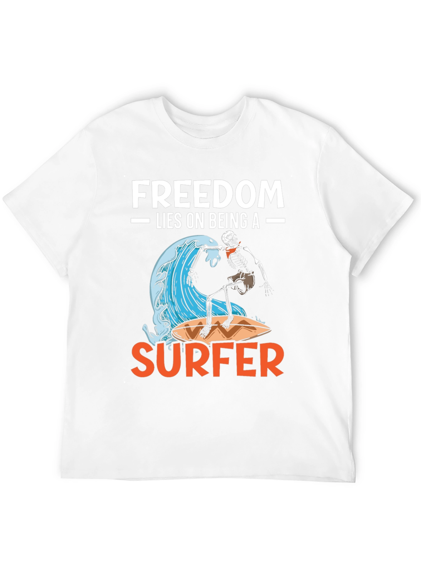 Freedom Surfer Graphic Tee - Ride the Wave!