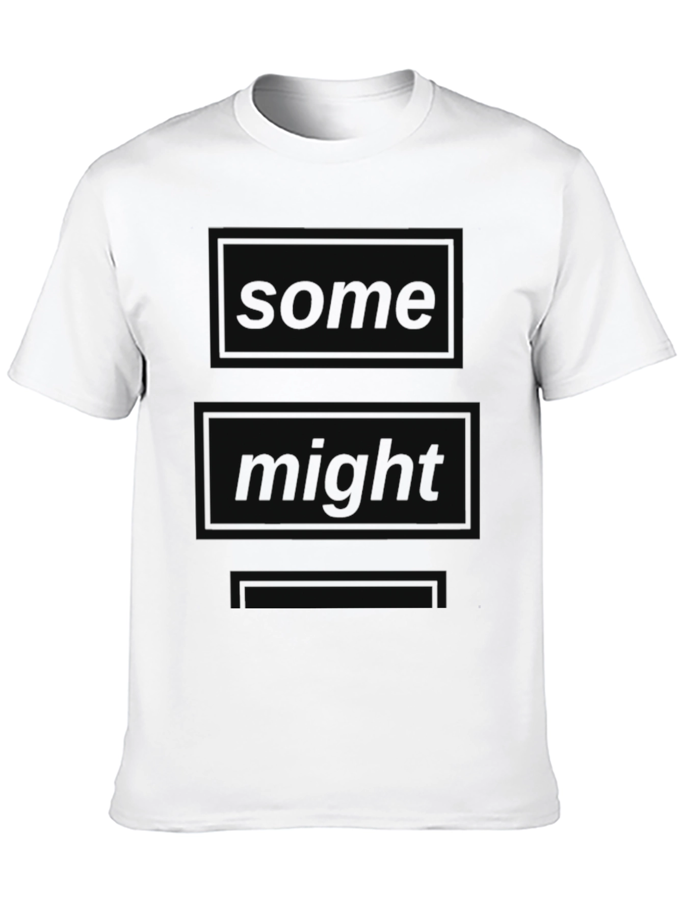 Some Might Say Oasis Inspired Black T-Shirt