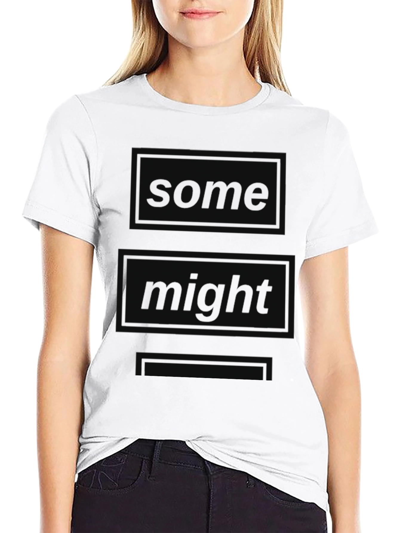 Some Might Say Oasis Inspired Black T-Shirt