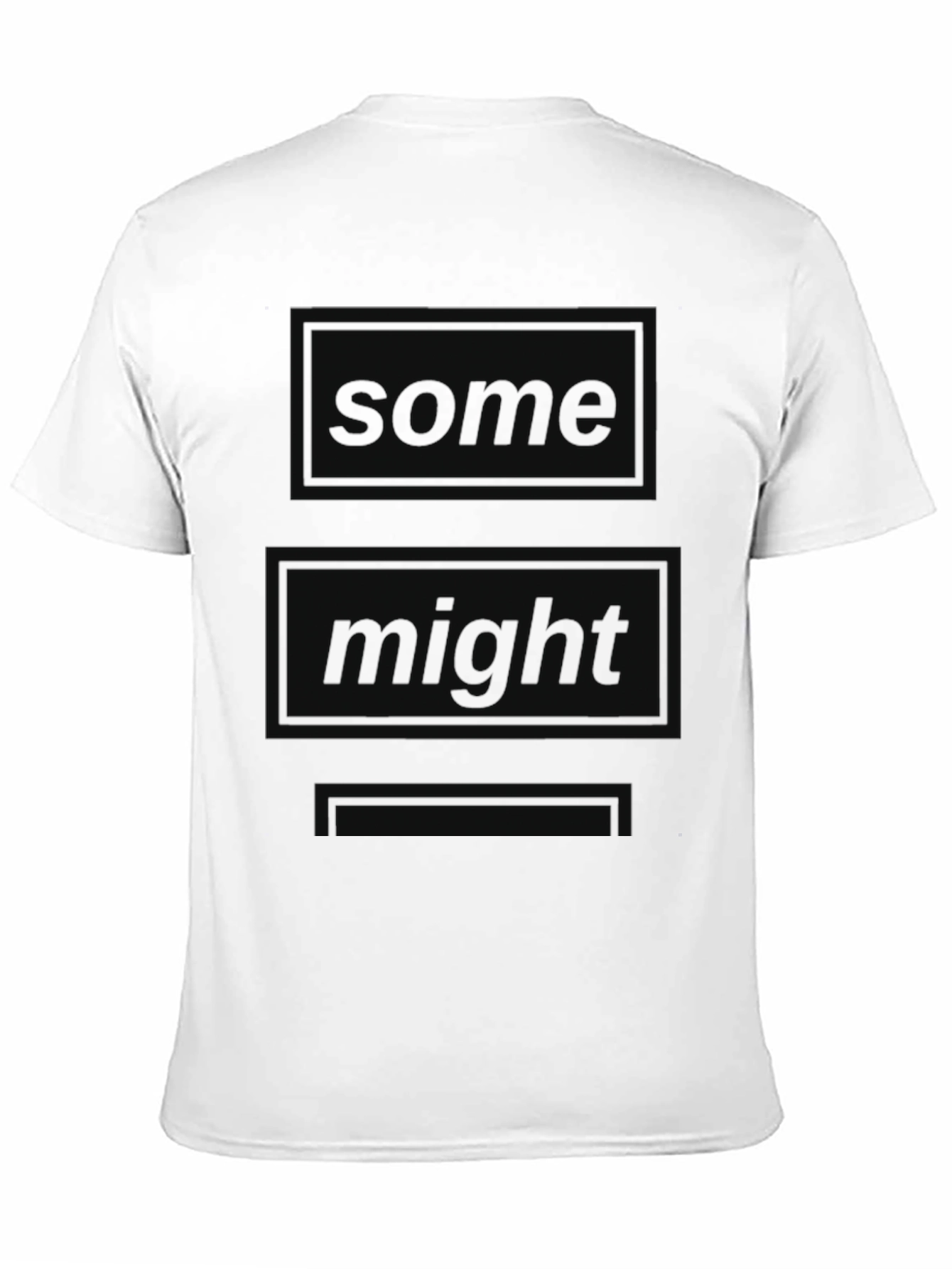 Some Might Say Oasis Inspired Black T-Shirt