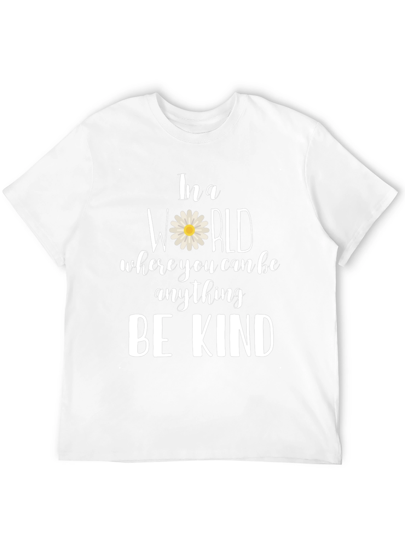Be Kind Daisy T-Shirt - Inspirational Tee