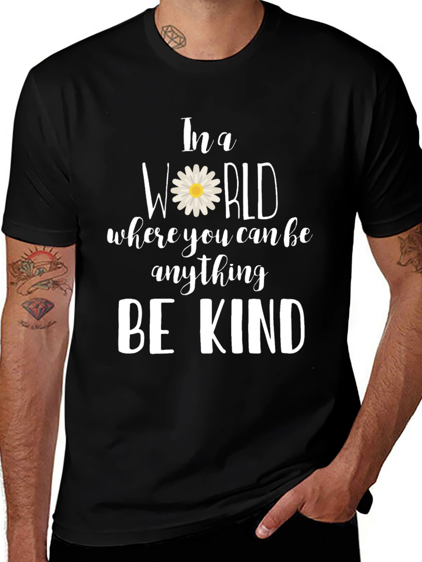 Be Kind Daisy T-Shirt - Inspirational Tee