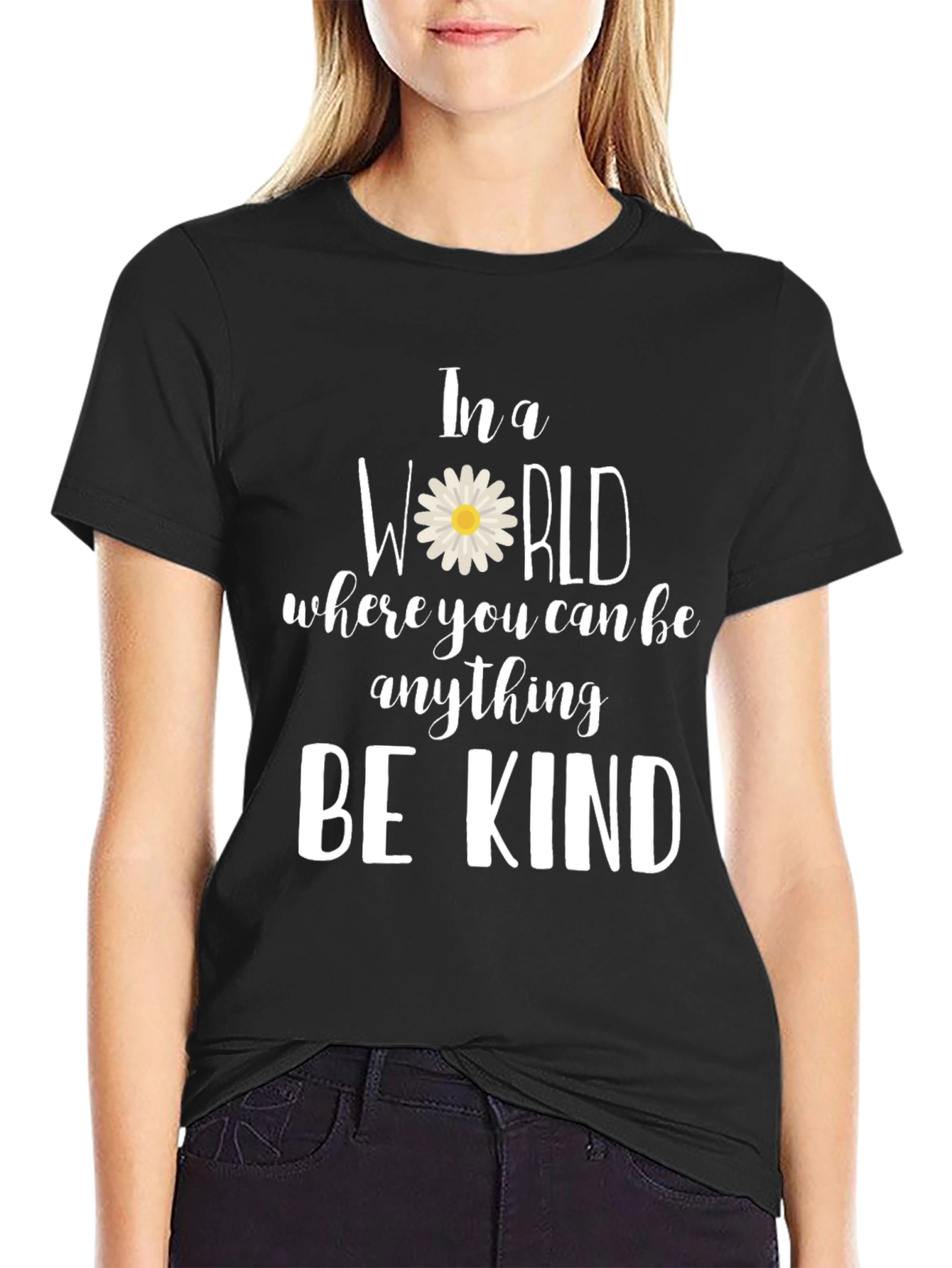 Be Kind Daisy T-Shirt - Inspirational Tee