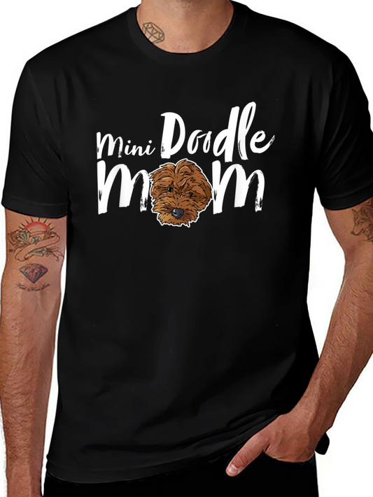 Mini Doodle Mom Graphic Tee - Dog Lover Shirt