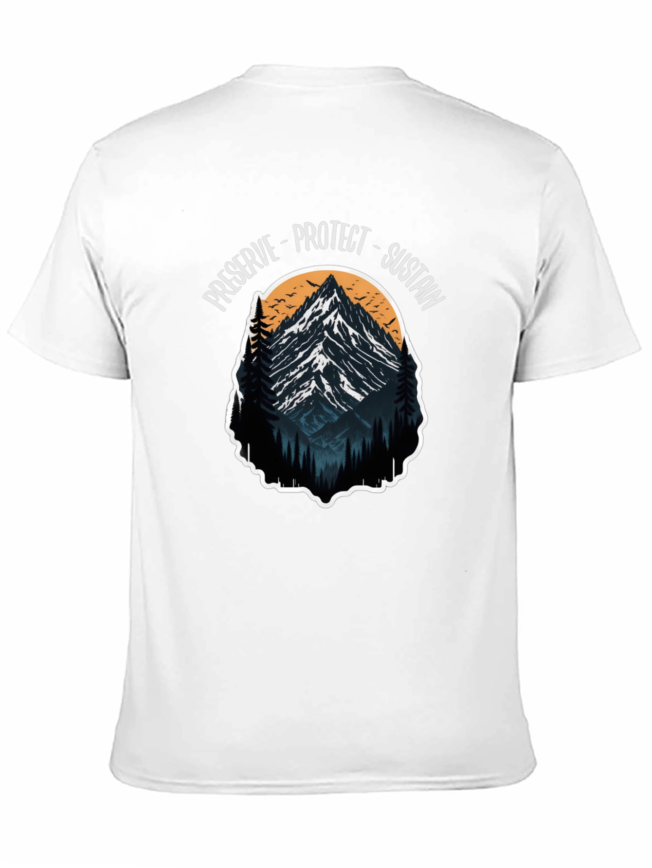 Preserve Protect Sustain Mountain Graphic Tee