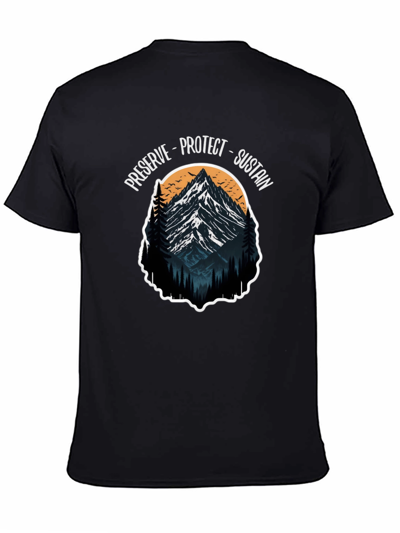 Preserve Protect Sustain Mountain Graphic Tee