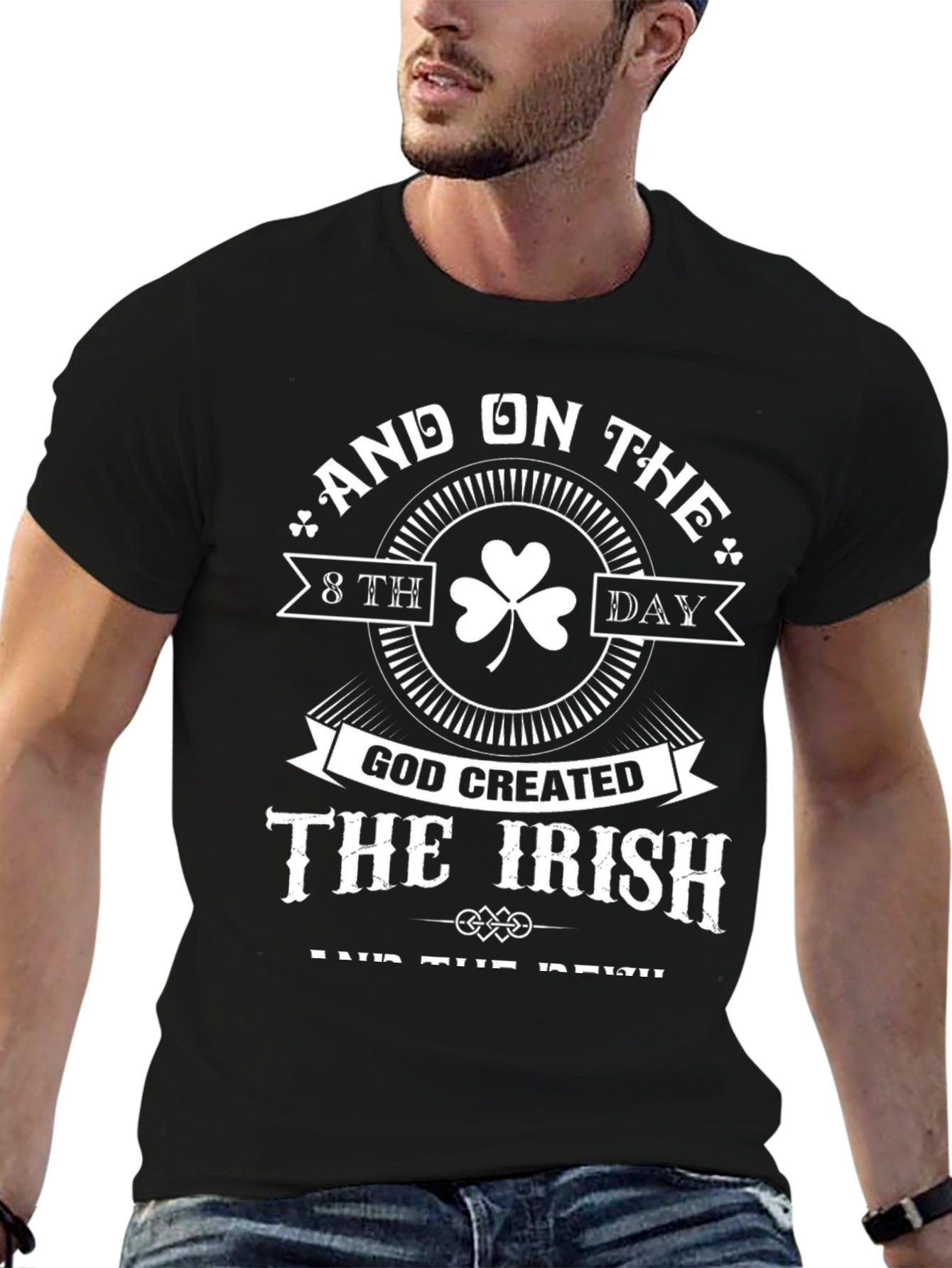 Irish Pride T-Shirt - God Created The Irish