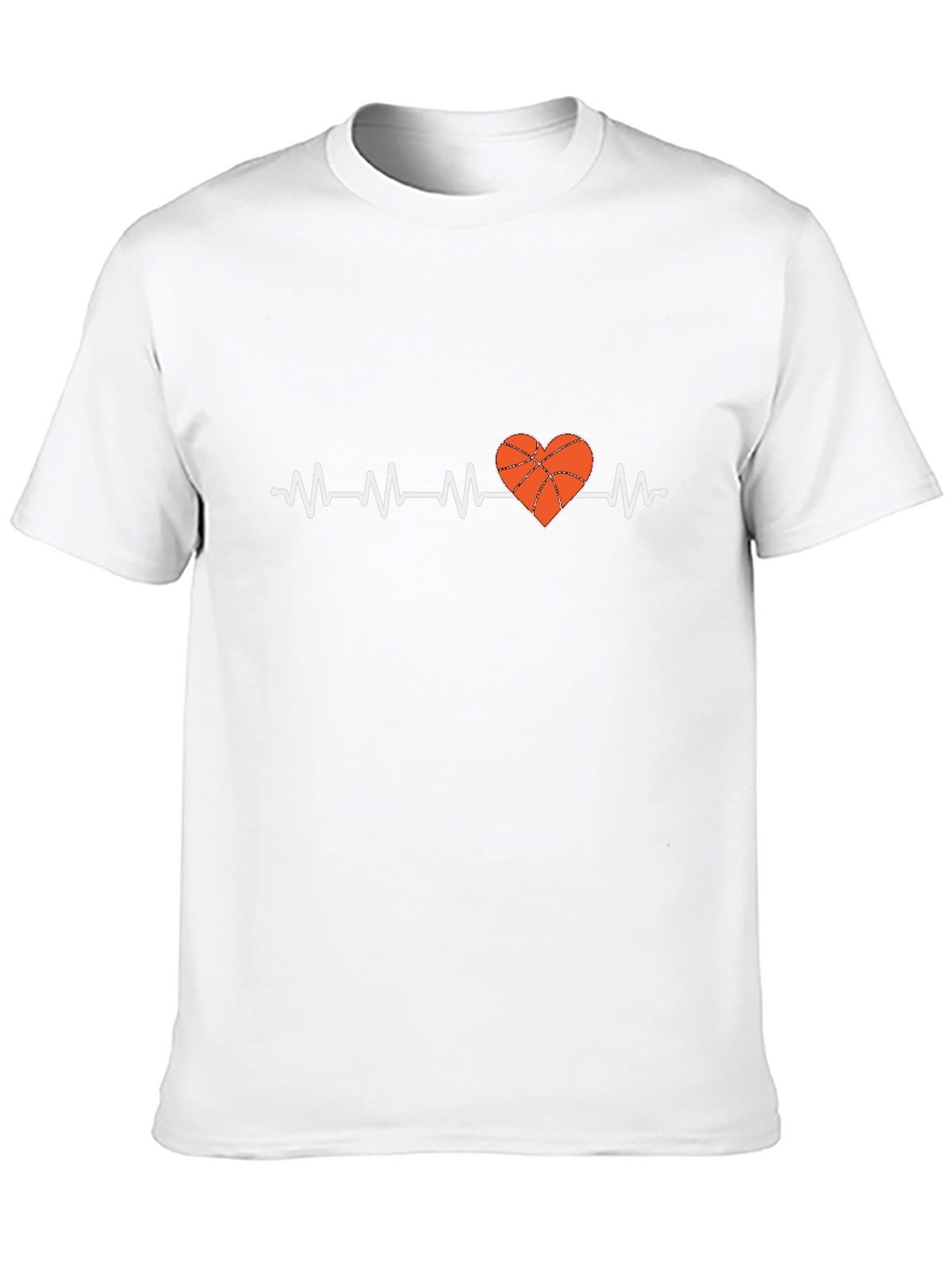 Heartbeat Basketball Heart T-Shirt